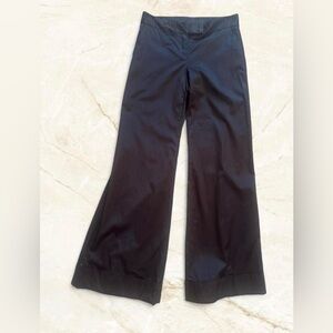 Arden B. Black Wide Leg Elevated Chic Office Trousers with Wide Legs Size 2 /4